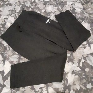 PINK grey drawstring Comfy  Sweat pants - size XS